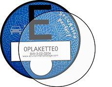 Podkladová fólie pro modrou E-Plaketu