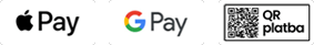 Apple Pay, Google Pay, QR kód